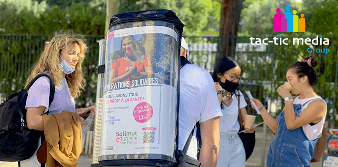 Campagne de distribution de prospectus à Marseille pour la mutuelle Solimut